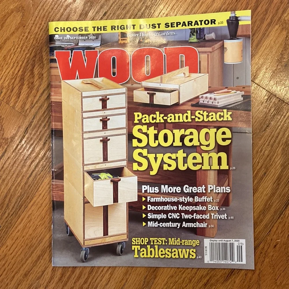 Wood Magazines ( 5 back Issues)